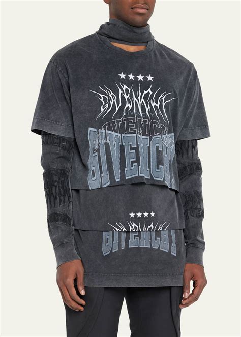 mens givenchy t-shirts|givenchy graphic crewneck t shirt.